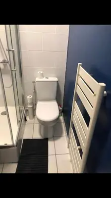Salle de bains dans l'établissement « Le petit Bastille»Proche Lyon centre
