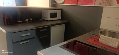 Cuisine ou kitchenette dans l'établissement Chez ANNE-SOPHIE