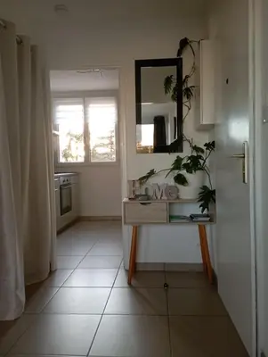 Cuisine ou kitchenette dans l'établissement Le Belle vue