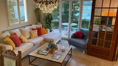Coin salon dans l'établissement Casa Lovo