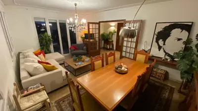 Coin salon dans l'établissement Casa Lovo