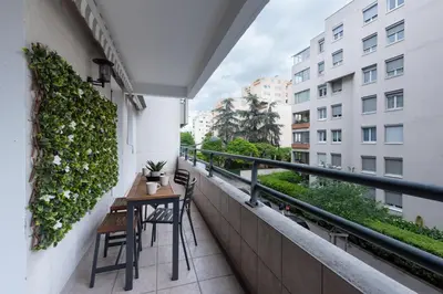 Balcon ou terrasse dans l'établissement Le cinquième ciel - 75m2 avec garage privé