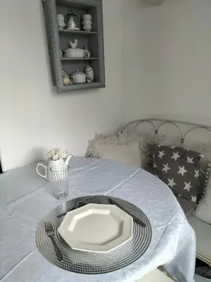 Coin salon dans l'établissement Chambre etoile