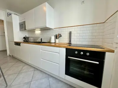 Cuisine ou kitchenette dans l'établissement Suite Mendoza - Appartement 4 personnes - Check in h24 & Wifi
