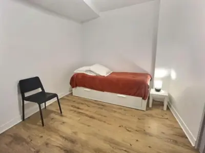 Un ou plusieurs lits dans un hébergement de l'établissement Le Pélican Villardois - 2 chambres - centre