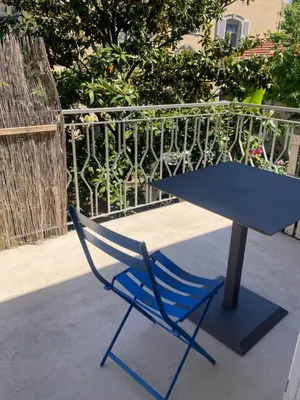 Balcon ou terrasse dans l'établissement Maison des roses
