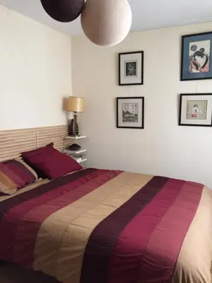 Un ou plusieurs lits dans un hébergement de l'établissement Maison des roses