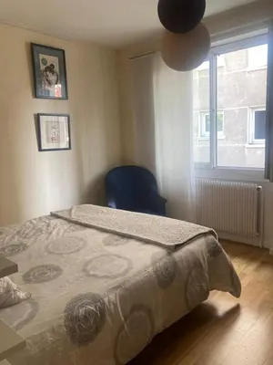 Un ou plusieurs lits dans un hébergement de l'établissement Maison des roses