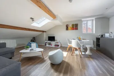 Télévision ou salle de divertissement dans l'établissement Le Jarente - Appt pour 2 centre de Lyon