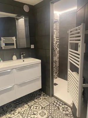 Salle de bains dans l'établissement CHAMBRE CHEZ L'HABITANT CENTRE VILLE DE LYON