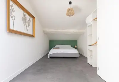 Un ou plusieurs lits dans un hébergement de l'établissement Duplex proche bord de Saône