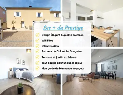 Plan de l'établissement Le PRESTIGE 152 proche aéroport -gare Lyon -groupama stadium-ldlc arena