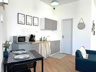 Cuisine ou kitchenette dans l'établissement Studio le «Victor Hugo» , hyper centre ville