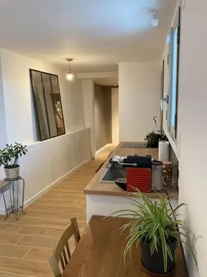 Cuisine ou kitchenette dans l'établissement Jacuzzi avec vue exceptionnelle