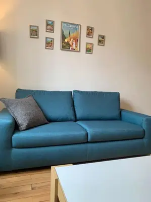 Coin salon dans l'établissement De ville en vignes