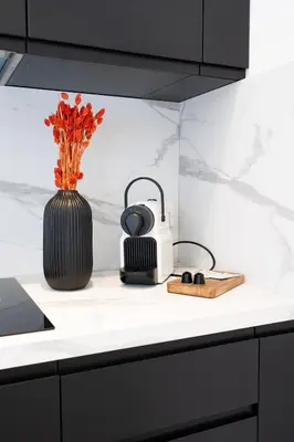 Cuisine ou kitchenette dans l'établissement Loft ROSALIE - Le Méridien #Parking #Lave-linge #Clim #Netflix