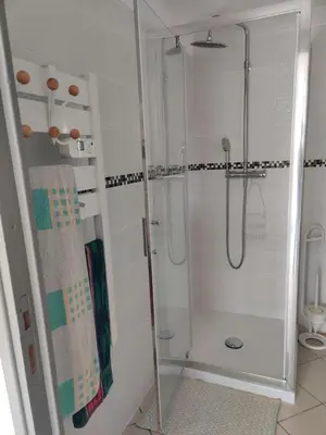 Salle de bains dans l'établissement Studio Belle Vue