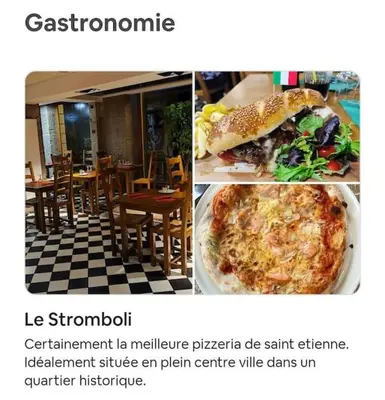 Nourriture dans l'appartement ou à proximité