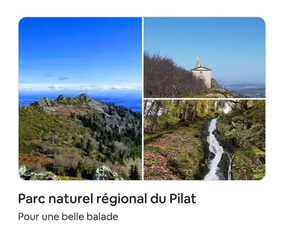 Paysage naturel près de l'appartement