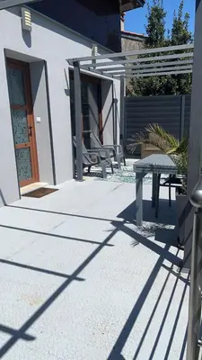 Balcon ou terrasse dans l'établissement La maison du pilat
