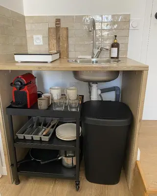 Cuisine ou kitchenette dans l'établissement Collection Terreaux - No 3 Vue sur la place w AC