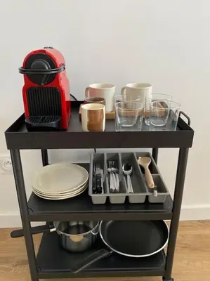 Cuisine ou kitchenette dans l'établissement Collection Terreaux - No 4 Balcon sur place w AC