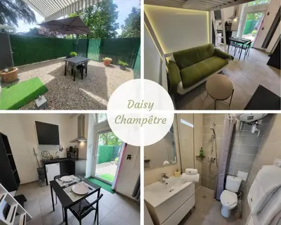 Coin salon dans l'établissement Stop Chez M Daisy # Qualité # Confort # Simplicité