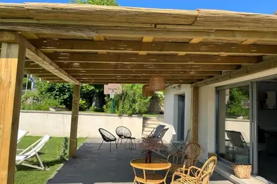 Jardin de l'établissement La Belle Etoile - Convivial house with a relaxed holiday atmosphere