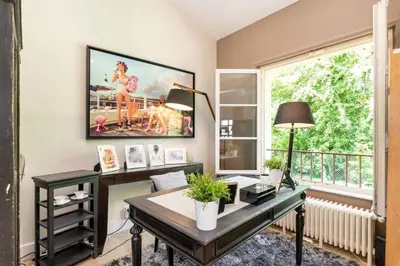 Coin salon dans l'établissement Le Mas - House with swimming pool in a privileged environment
