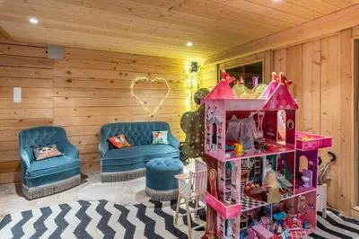 Coin salon dans l'établissement Le Mas - House with swimming pool in a privileged environment