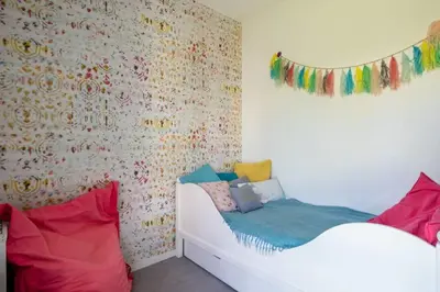 Un ou plusieurs lits dans un hébergement de l'établissement Togo - Stunning contemporary architect's house