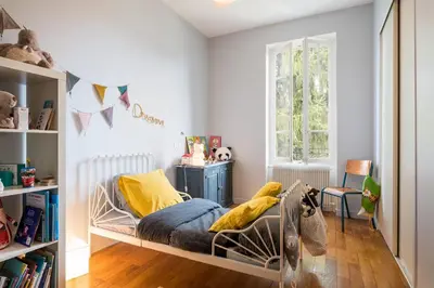 Coin salon dans l'établissement La Poste - Vintage style refurbished house