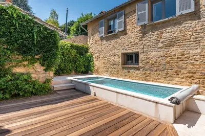 Piscine de l'établissement La Mignonne - Village house with swimming pool ou située à proximité