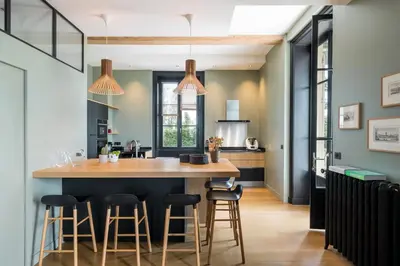 Plan de l'établissement Volange - Homely house with pool garden and amazing view