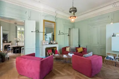 Coin salon dans l'établissement Carlotta - Magnificent old and charming mansion with a view