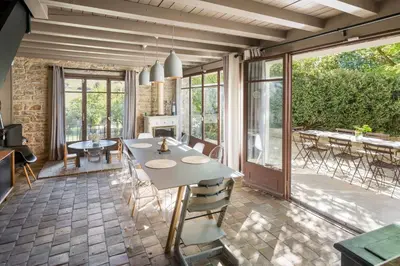 Plan de l'établissement Les Pierres - Charming and typical stone house