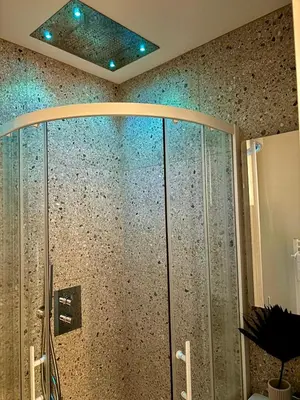 Salle de bains dans l'établissement The Jungle - Superbe appartement au coeur de Lyon !