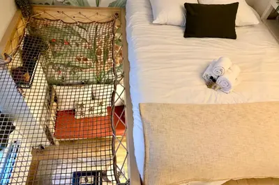 Un ou plusieurs lits dans un hébergement de l'établissement The Jungle - Superbe appartement au coeur de Lyon !