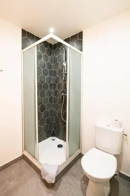 Salle de bains dans l'établissement Central Part-Dieu - Appartement 2