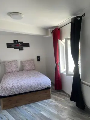 Un ou plusieurs lits dans un hébergement de l'établissement Appartement Agility proche LDLC Arena Stade Groupama Lyon Eurexpo