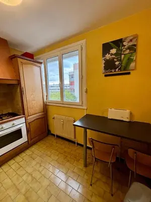 Cuisine ou kitchenette dans l'établissement Tram 50 m, Balcon, Parking facile