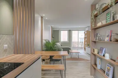 Cuisine ou kitchenette dans l'établissement Luxe et Design avec parking gratuit