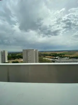 Balcon ou terrasse dans l'établissement Chambres privées
