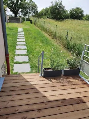 Jardin de l'établissement Un air de campagne