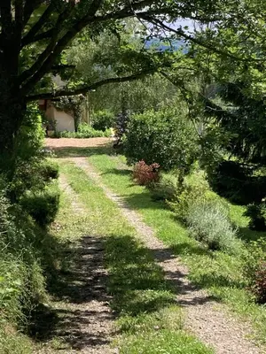 Jardin de l'établissement Gîte de Chamelet - Nature et tranquillité