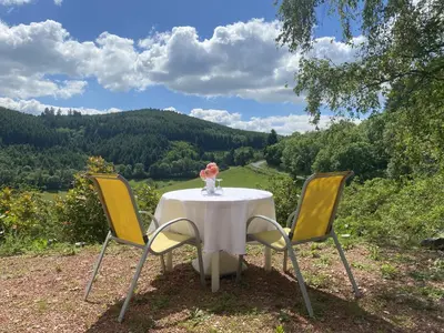 Paysage naturel près de la maison d'hôtes