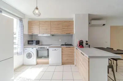 Plan de l'établissement Large bright apartment with balcony Villeurbanne