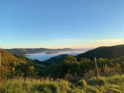 Paysage naturel près de la villa