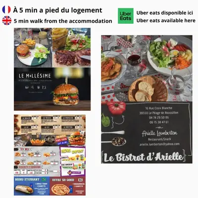 Nourriture dans l'appartement ou à proximité