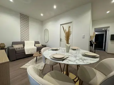 Coin salon dans l'établissement Joli Appartement Saint-germain